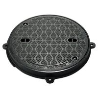 中部コーポレーション ボルトロック式ハイグリップマンホールカバー CWーDR CW-DR-600N 1個（直送品）