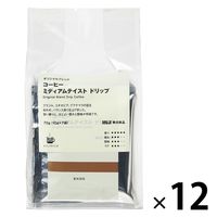 無印良品 オリジナルブレンドコーヒー ミディアムテイスト ドリップ 70g（10g×7バッグ） 1セット（1袋×12） 良品計画