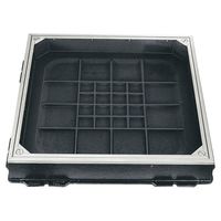 中部コーポレーション インターロッキングブロック用化粧鉄蓋 MIDー1HS MID-1HS-500 1個（直送品）