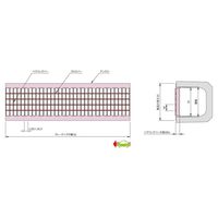 中部コーポレーション U字溝用スチールグレーチング VG5U VG5U-25-12 1個（直送品）