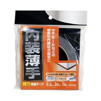 和気産業 内装薄手強力両面テープ 0.3x20mmx10m WEB022 1セット(4個)（直送品）