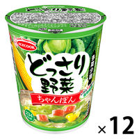 エースコック　どっさり野菜 ちゃんぽん　1セット（12個）