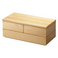 ヤマコー 木曽檜・二段箱膳 27405 1個（直送品）