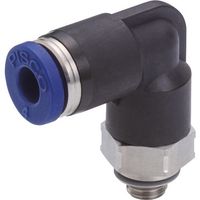 日本ピスコ PISCO SUS304継手 エルボ PL4-M5SUS 1個 178-3494（直送品）