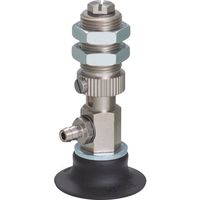 ピスコ 真空パッド スタンダードタイプ パッド外径:10mm ニトリルゴム スプリング式 真空取出口:横 VPD10-6RN-6B 1個（直送品）