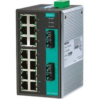 MOXA 16ポート(RJ45×15、マルチモードSCコネクタ×2) アンマネージド イーサネットスイッチ EDS-316-MM-SC 1個（直送品）