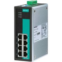 MOXA 8ポート(RJ45×8) フルギガビット アンマネージド イーサネットスイッチ ワイド温度モデル EDS-G308-T 1個（直送品）