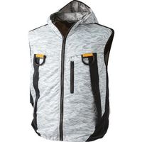 山真製鋸 YAMASIN 神風ウェアセット匠 YZVベストM タイガー迷彩ホワイト YZV-H1-M-SET 1個 213-3508（直送品）