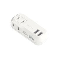 カシムラ 旅行用2AC2USB 2.4A リバーシブル 自動識別 WMー27 WM-27 1個（直送品）