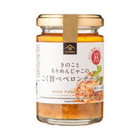 久世福商店 　きのことちりめんじゃこのこく旨ペペロンチーノ　110g（3～4人前） 1瓶 サンクゼール パスタソース