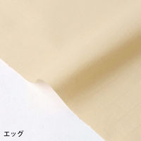 NBK エイティスクエア 無地 生地 綿100% シャーティング エッグ 黄色系 巾約110cm×2m切売カット KD4630-205-2M（直送品）