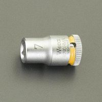 エスコ 1/4”DRx4.5mm ソケット(ZYK0P) EA617AH-4.5B 1セット(8個)（直送品）