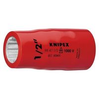 エスコ 1/2”DRx 7/ 8” 絶縁ソケット(十二角) EA640LF-114 1セット(2本)（直送品）