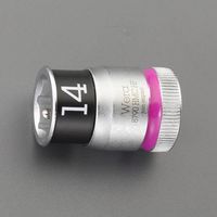 エスコ 1/2”DRx18mm ソケット(ホールド機能付) EA617AM-318A 1セット(4個)（直送品）