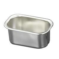 エスコ 120x 72x53mm パーツトレー(ステンレス製) EA508SH-101 1セット(5個)（直送品）