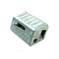 エスコ 0.8ー1.0mm ワイヤーロープクリップ(亜鉛製 EA628SE-20A 1セット(10個)（直送品）