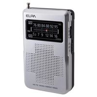 エスコ [2バンド] FM/AMラジオ(コンパクト) EA763BB-1 1セット(3個)（直送品）