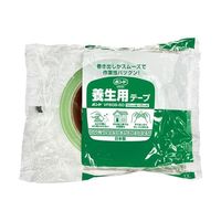エスコ 50mmx25m 養生テープ(建築用/黄緑/30巻) EA944ML-131B 1箱（直送品）
