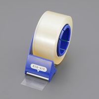 エスコ 50mmx50m 梱包用透明テープ(カッター付) EA944NB-61 1セット(6個)（直送品）