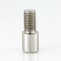 エスコ φ25mm/W3/4”x 63mm アジャスト脚(ステンレス製) EA949HW-52 1セット(5個)（直送品）