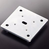 エスコ 手すり用取付プレート EA951EL-554 1セット(5個)（直送品）