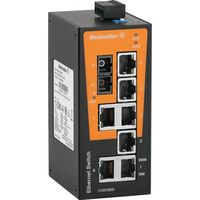 ワイドミュラー IEーSW スイッチングHUB 8ポートRJ45×7、SC×1 1412070000 IE-SW-BL08-7TX-1SC（直送品）