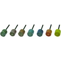 柳瀬 ヤナセ ユニロン軸付ホイール(ハード) 25x5x3 #600 NH255A13 1セット(10本:1本×10枚) 418-3512（直送品）