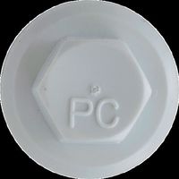 日本パワーファスニング JPF プラカラー ホワイト 5×35 WHー15 (400本入り) PC5X35WH-15 1箱(400本)（直送品）