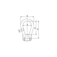 キトー チェーンスリング用金具 ピンタイプ ツリカナグVD VD20807 1個（直送品）