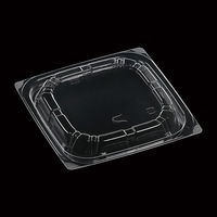 エフピコ 丼容器 TーDLV角丼16ー16中皿内嵌蓋弁有 4549379605370 1箱(50枚入/袋×12袋)（直送品）