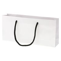 シモジマ 手提げ紙袋 ブライトバッグ 30.5ー6.5 白(MT) 4901755569599 1箱(10枚入/袋×5袋)（直送品）
