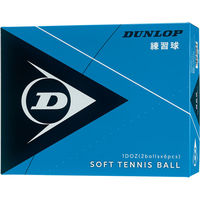 DUNLOP(ダンロップ) ソフトテニスボール 練習球 DSTBPRA2DO 1セット(12球入×2)（直送品）