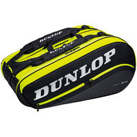 DUNLOP(ダンロップ) テニス ラケットバッグ ラケット12本収納可 ブラックイエロー DTC2280 1個（直送品）