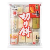 越後製菓 生一番 切り餅 1Kg x10 4901075022569 1セット(10個)（直送品）