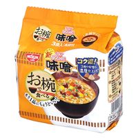 日清食品 お椀で食べるカップヌードル味噌 34gX3個 x9 4902105111857 1セット(9個)（直送品）