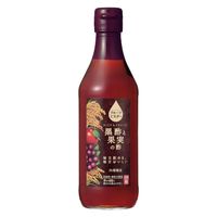 内堀醸造 フルーツビネガー 黒酢と果実の酢 360ml x24 4970285280076 1セット(24個)（直送品）