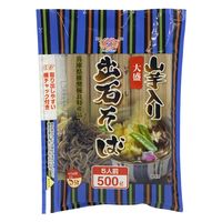 田靡製麺 田靡 山芋入り大盛出石そば 横チャック付 500g x15 4974657436504 1セット(15個)（直送品）