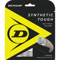 DUNLOP(ダンロップ) テニス 硬式ガット シンセティック・タフ 125 ホワイト DST21001 1セット（2個）（直送品）