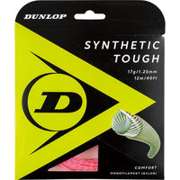 DUNLOP(ダンロップ) テニス 硬式ガット シンセティック・タフ 125 ピンク DST21001 1セット（2個）（直送品）