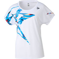 DUNLOP(ダンロップ) テニス ゲームシャツ レディース GAME SHIRT 2XO ホワイト DAP1321W 1枚（直送品）