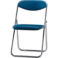【軒先渡し】SANKEI SCF02.12-CXNB 折りたたみ椅子 ブルー SCF02-CXNB-BL 1セット(5脚入)（直送品）
