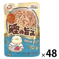 朝市場 猫用 鰹の旨みゼリー仕立て かつおとしらす 48g 1セット（1袋×48）F&Bell キャットフード パウチ