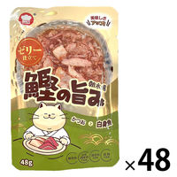 朝市場 猫用 鰹の旨みゼリー かつおと白身魚 48g 1セット（1袋×48）F&Bell キャットフード パウチ