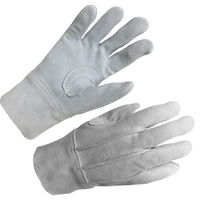 小野商事 牛床革手袋 外縫い 女性用Mサイズ AG2150 現場系女子 1双