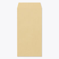 山櫻 クラフト封筒 長3 スミ貼 クラフトCoC 85 枠ナシ 00513006 1袋(100枚)