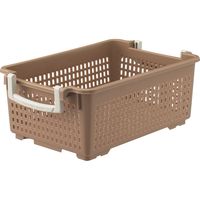 伊勢藤 フリーバスケット S ベージュ 4950672658855 1個
