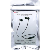 エール RiC Bluetoothイヤホン ガンメタリック BT0028GM 1セット(1袋(1個入)×6入)（直送品）