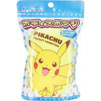 サンタン ポケットモンスター ボディスポンジ ピカチュウ 1個入 PM-0016 1セット(1袋(1個入)×12入)（直送品）