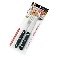 エコー金属 ステーキナイフ&フォークセット 0349-485 1個
