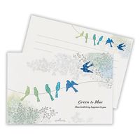 日本ホールマーク 葉書箋 幸せを運ぶ鳥2 819910 1冊